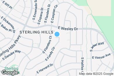 Map image of the property - 2451 S Fundy Cir