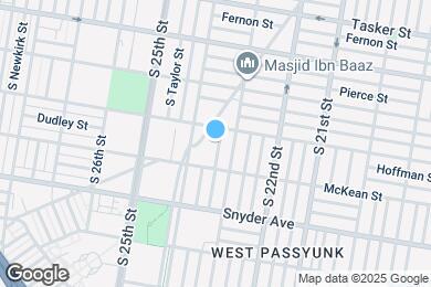 Map image of the property - 1920 S Bonsall St