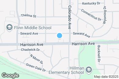 Map image of the property - Harrison Ave