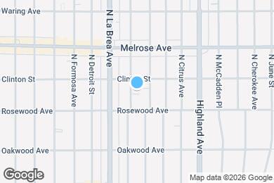 Map image of the property - 530 N Sycamore Ave