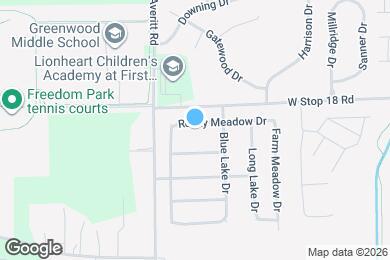 Map image of the property - 643 Rocky Meadow Dr