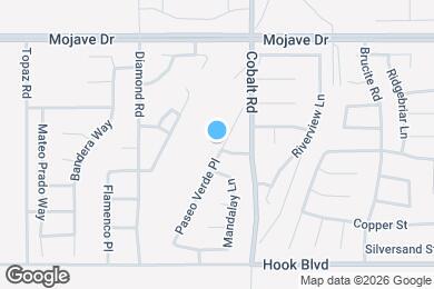 Map image of the property - 15110 Paseo Verde Pl