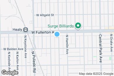 Map image of the property - 2338 N Avers Ave