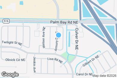 Map image of the property - 1347 Armory Dr NE