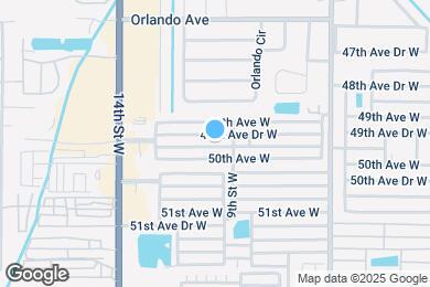 Map image of the property - 915 49th Ave Terrace W
