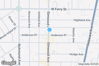 Map image of the property - 569 Elmwood Ave