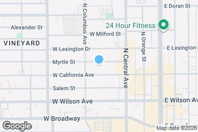 Map image of the property - 352 Myrtle St