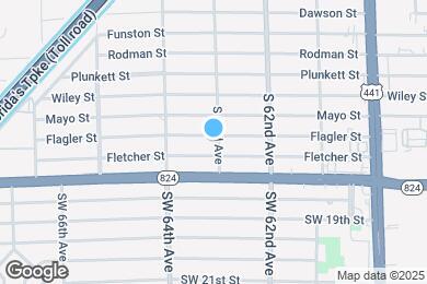 Map image of the property - 6300 Flagler St