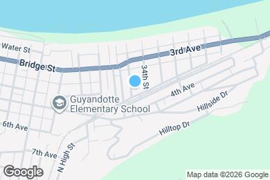 Map image of the property - 350 33rd St