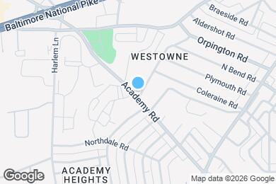 Map image of the property - 701 Academy Rd