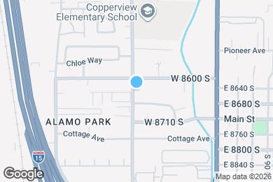Map image of the property - 8621 Monroe St