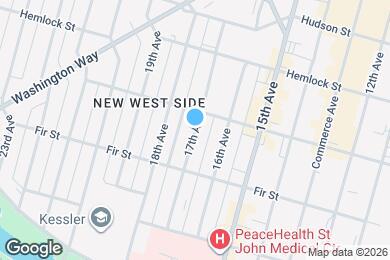 Map image of the property - 1059 17th Ave