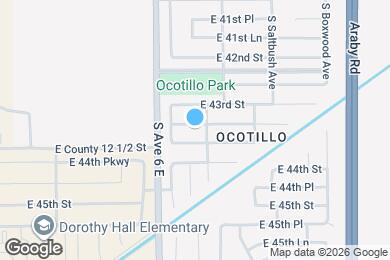 Map image of the property - 6105 E 43rd Pl