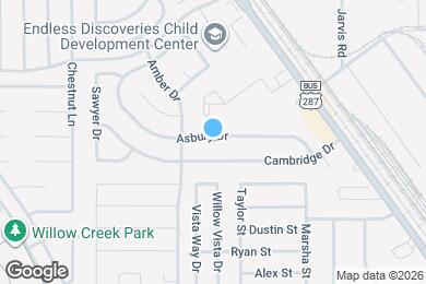 Map image of the property - 433 Asbury Dr