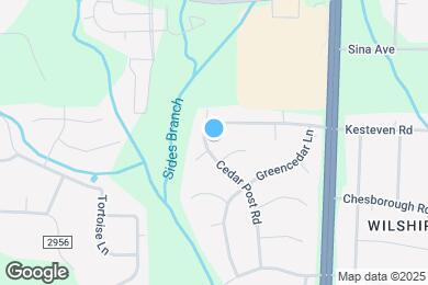 Map image of the property - 3509 Cedar Post Rd