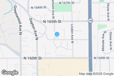 Map image of the property - 704 N 163rd St