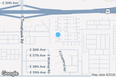 Map image of the property - 3502 S Chaparral Rd