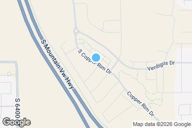 Map image of the property - 7413 S Copper Rim Dr
