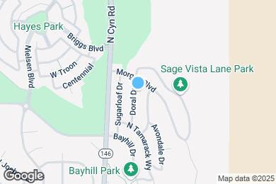 Map image of the property - 10526 Doral Dr