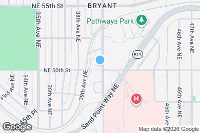 Map image of the property - 5005A 40th Ave NE