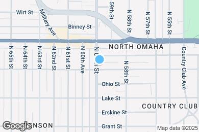 Map image of the property - 2707 N 60th St
