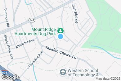 Map image of the property - Mount Ridge Apartments