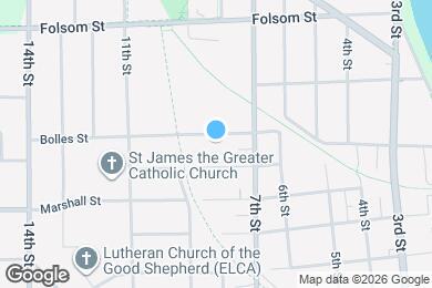 Map image of the property - 727 Bolles St