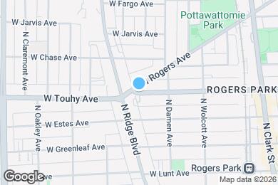 Map image of the property - 2046 W Touhy Ave