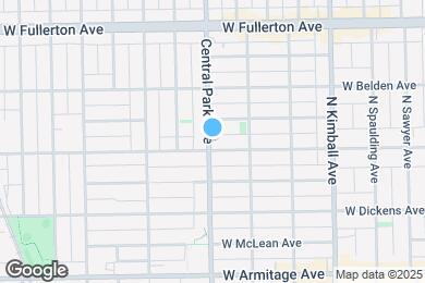 Map image of the property - 3580 W Palmer St