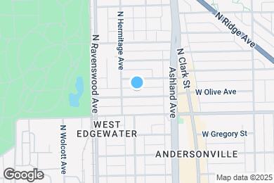 Map image of the property - 1656 W Olive Ave