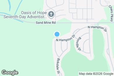 Map image of the property - 1536 N Hampton Dr