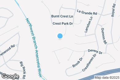 Map image of the property - 20 Crest Park Ct