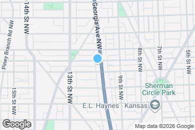 Map image of the property - 4804 Georgia Ave NW