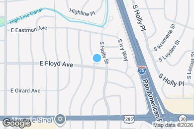 Map image of the property - 3296 S Grape St