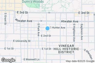 Map image of the property - 515 S Woodlawn Ave