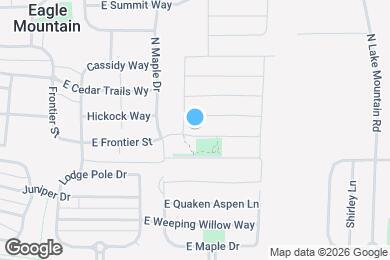 Map image of the property - 2293 E Frontier St
