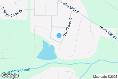 Map image of the property - 205 Oak Shores Dr