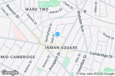 Map image of the property - 32 Oakland St