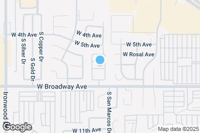 Map image of the property - 900 W Broadway Ave
