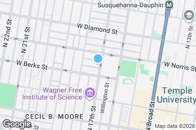 Map image of the property - 1922 N 17th St