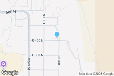 Map image of the property - 195 E 400 N