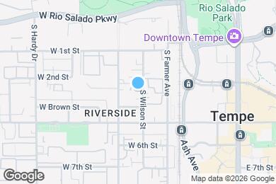 Map image of the property - 312 S Wilson St
