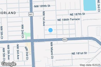Map image of the property - 43 NW 183rd Terrace