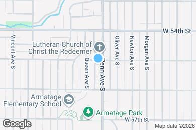 Map image of the property - 5504 Penn Ave S