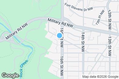 Map image of the property - 5820 16th St NW