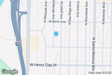 Map image of the property - 5350 N Navajo Ave