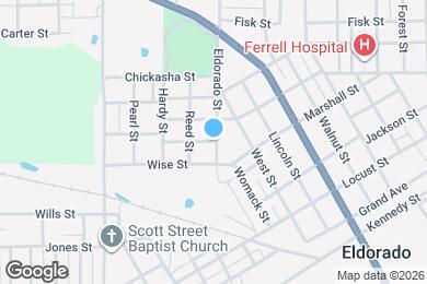 Map image of the property - 1501 Eldorado St