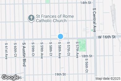 Map image of the property - 1601 S 58th Ave