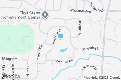 Map image of the property - 825 Bernese Ct