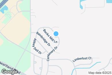 Map image of the property - 8342 Centenary Dr